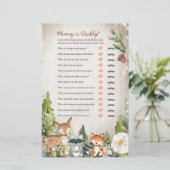 Winterdieren Woodland mammie of papa Game (Staand voorkant)