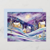 winterdorp-briefkaart briefkaart (Voorkant / Achterkant)