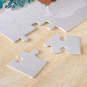 Winterdorp en grondhog legpuzzel (Zijkant)