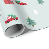 Winterdorp Inpakpapier - Kerstcadeau (Rol Hoek)