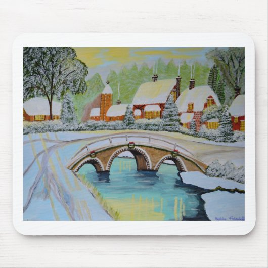 winterdorp muismat (Voorkant)