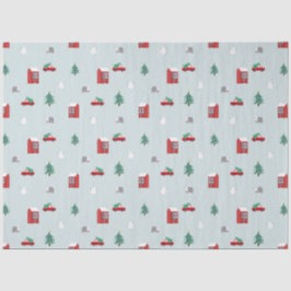 Winterdorp Tissuepapier - Kerstcadeau