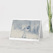 Winterdraak Feestdagen Kaart (Voorkant)