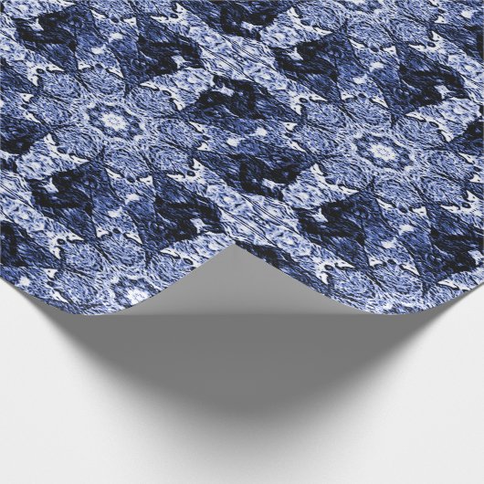 Winterdragons.... Cadeaupapier (Hoek)