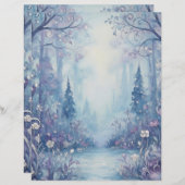 WinterDream Note Paper (Voorkant / Achterkant)