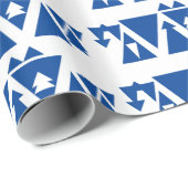 Winterdriehoeken Cadeaupapier (Rol Hoek)