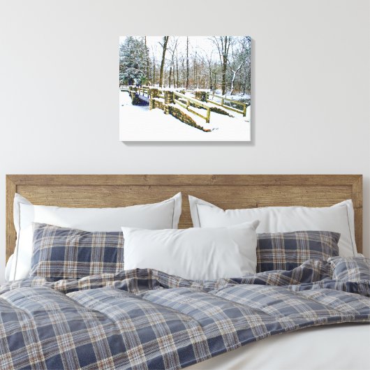 "Winterdromen" Canvas Afdruk (Insitu (Slaapkamer))