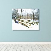"Winterdromen" Canvas Afdruk (Insitu (Houten vloer))