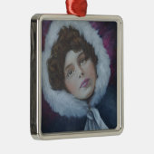 winterdromen metalen ornament (Rechts)