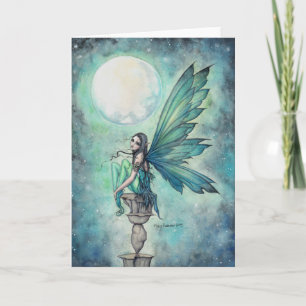 Winterdroom Fee Fantasie Kunst Illustratie Kaart