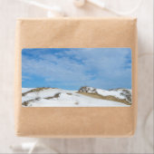 Winterduinen landschap etiket (Insitu)