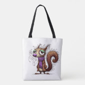 Wintereekhoorn Tote Bag (Achterkant)