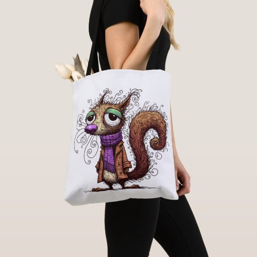Wintereekhoorn Tote Bag (Dichtbij)