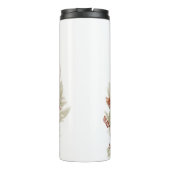 Wintereekhoorns in de bossen Kerstmis Thermosbeker (Achterkant)