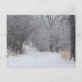 Wintereenzaamheid Briefkaart (Voorkant)