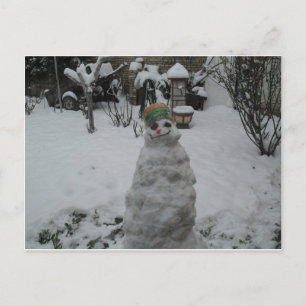 Wintereetkaart Briefkaart
