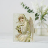  winterengel CC0621 KerstBriefkaart Feestdagenkaart (Staand voorkant)