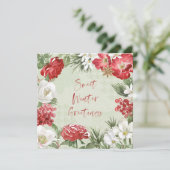 Wintereten Feestdagenkaart (Staand voorkant)