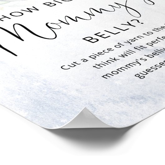 Wintereucalyptus hoe groot is het buikspel van mam poster (Hoek)