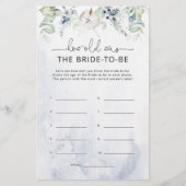 Wintereucalyptus Hoe oud was de bruid om mee te sp (Voorkant)