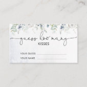 Wintereucalyptus raden hoeveel kissenbruid informatiekaartje (Voorkant)