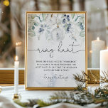 Wintereucalyptusringjacht Poster<br><div class="desc">Wintereucalyptusringjacht Poster. Vrijgezellenfeest spelcode. Overeenkomende objecten beschikbaar.</div>