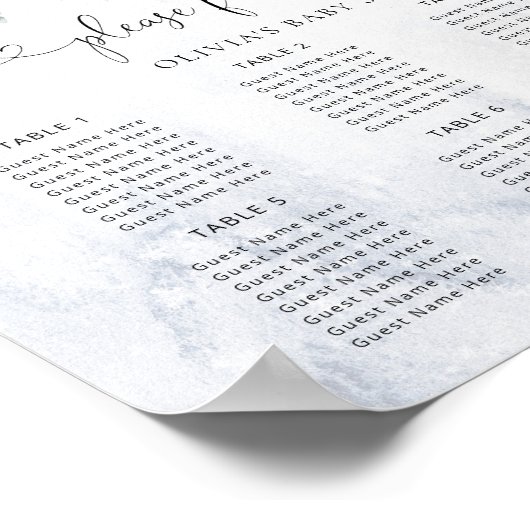 Wintereucalyptuszitplaats Poster (Hoek)