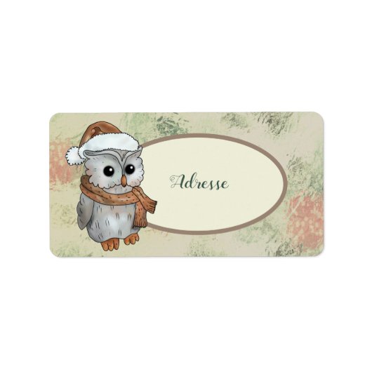 Wintereule Etiket (Voorkant)