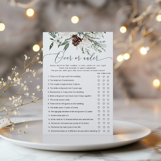 Winterevergreen over of onder vrijgezellenfeest sp