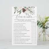 Winterevergreen over of onder vrijgezellenfeest sp (Staand voorkant)