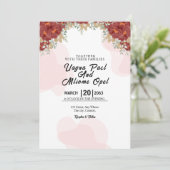 Winterfantasy Kaart Design Sjabloon (Staand voorkant)