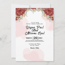 Winterfantasy Kaart Design Sjabloon