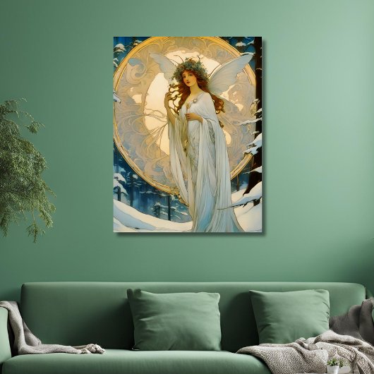 winterfee-artistiek poster