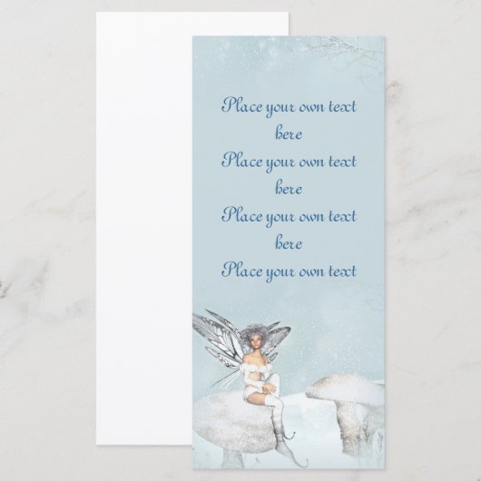 Winterfee bladwijzer aanpassen (Voorkant / Achterkant)