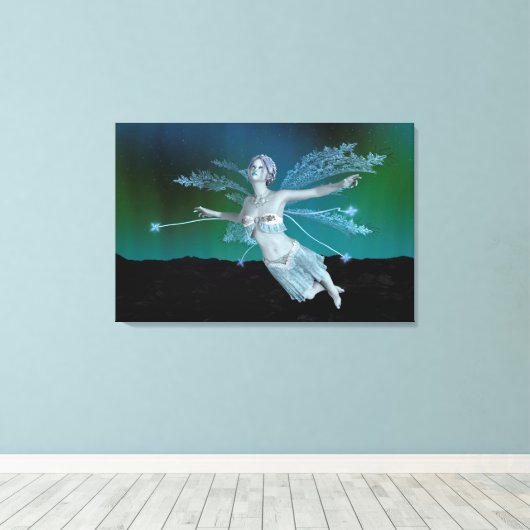 Winterfee Canvas Afdruk (Insitu (Houten vloer))