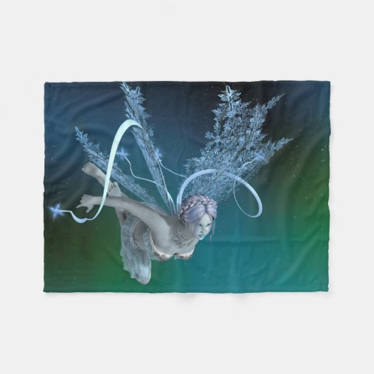Winterfee Fleece Deken (Voorkant (Horizontaal))