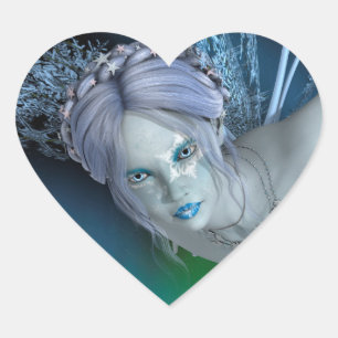 Winterfee Hart Sticker