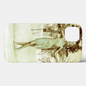 Winterfee in Besneeuwd Bos Fantasie Kunst Case-Mate iPhone Case (Achterkant (horizontaal))