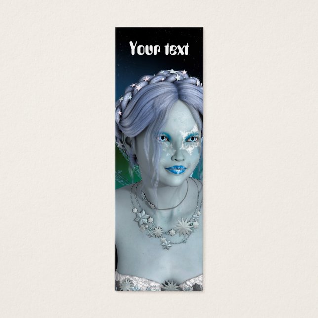 Winterfee Mini Visitekaartjes (Voorkant)