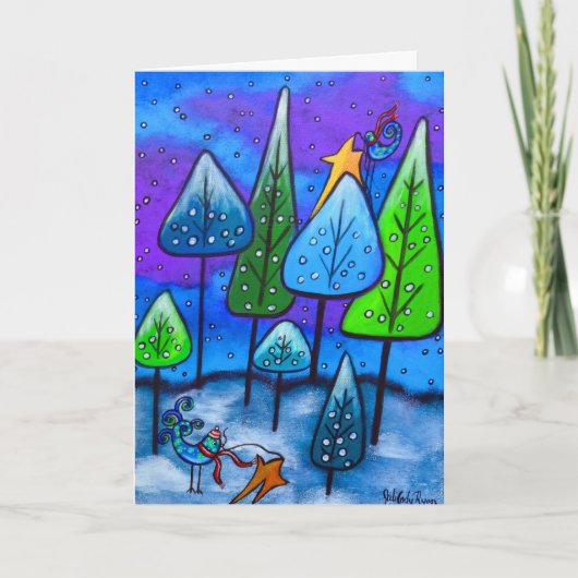 Winterfeest III Kerst Kaart (Voorkant)