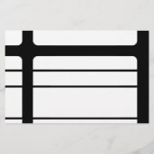 winterfeest : ingesneeuwde hut flyer (Achterkant)