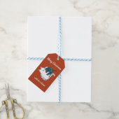 Winterfeest Kerst Speelgoed Kat Geschenk  Cadeaulabel (Met Touw)