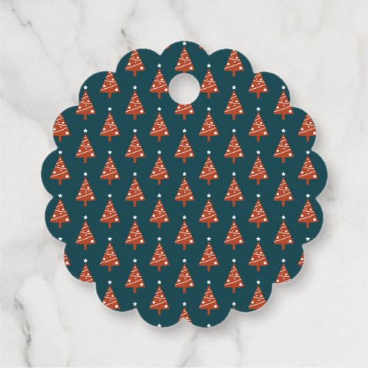 Winterfeest kerstcadeau met Speelgoed Bedankjes Labels (Achterkant)