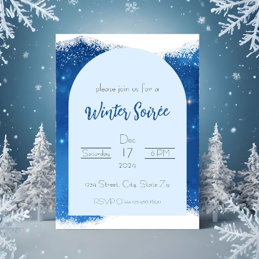 Winterfeest Sneeuw Kaart