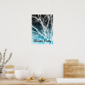 winterfeest : spookboom poster (Keuken)