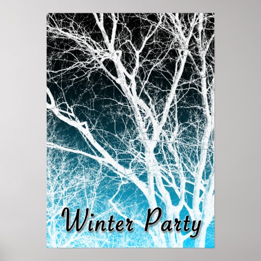 winterfeest : spookboom poster (Voorkant)