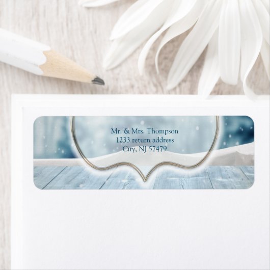 Winterfeestdag Etiket (Insitu)