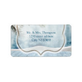 Winterfeestdag Etiket (Voorkant)