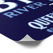  winterfeestdag in Brisbane Australië Reis Poster (Hoek)