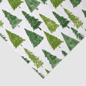 Winterfeestdag kerstboomschildertje tissuepapier (Detail)